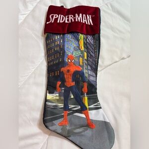 Spiderman Red and Blue Holiday Stocking